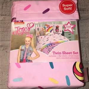 Nickelodeon JoJo Siwa Pink Twin Sheet Set